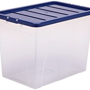 Fellowes Boîte de rangement BANKERS BOX, 64 L, transparent