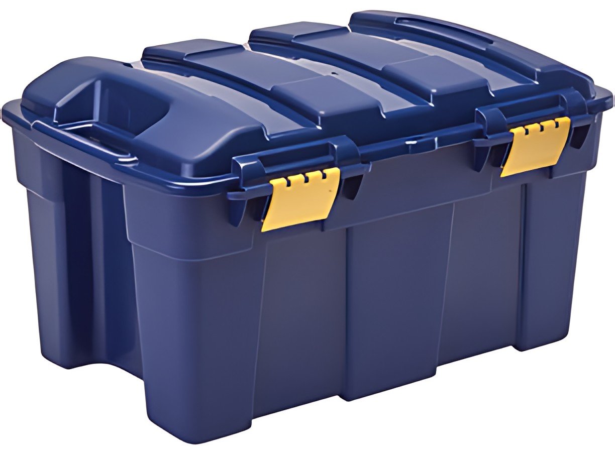 Fellowes Coffre de rangement BANKERS BOX, 40 L, bleu foncé
