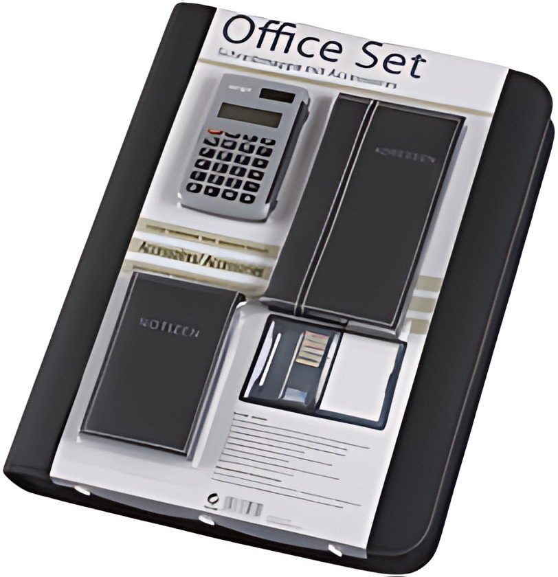 Alassio Serviette classeur "Office Set", noir