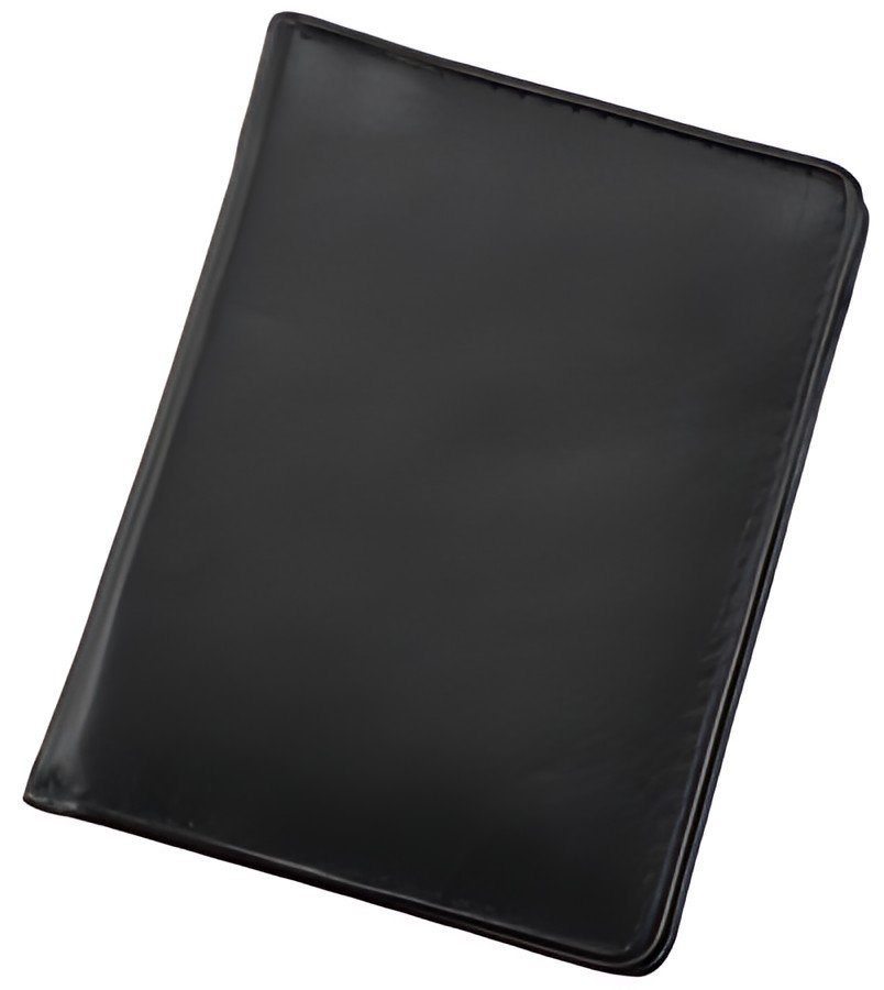 Alassio Etui pour bloc-notes, cuir, noir