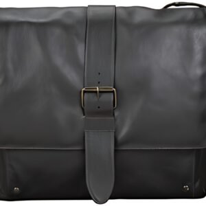 PRIDE&SOUL Sac à bandoulière "NEO", cuir, marron foncé