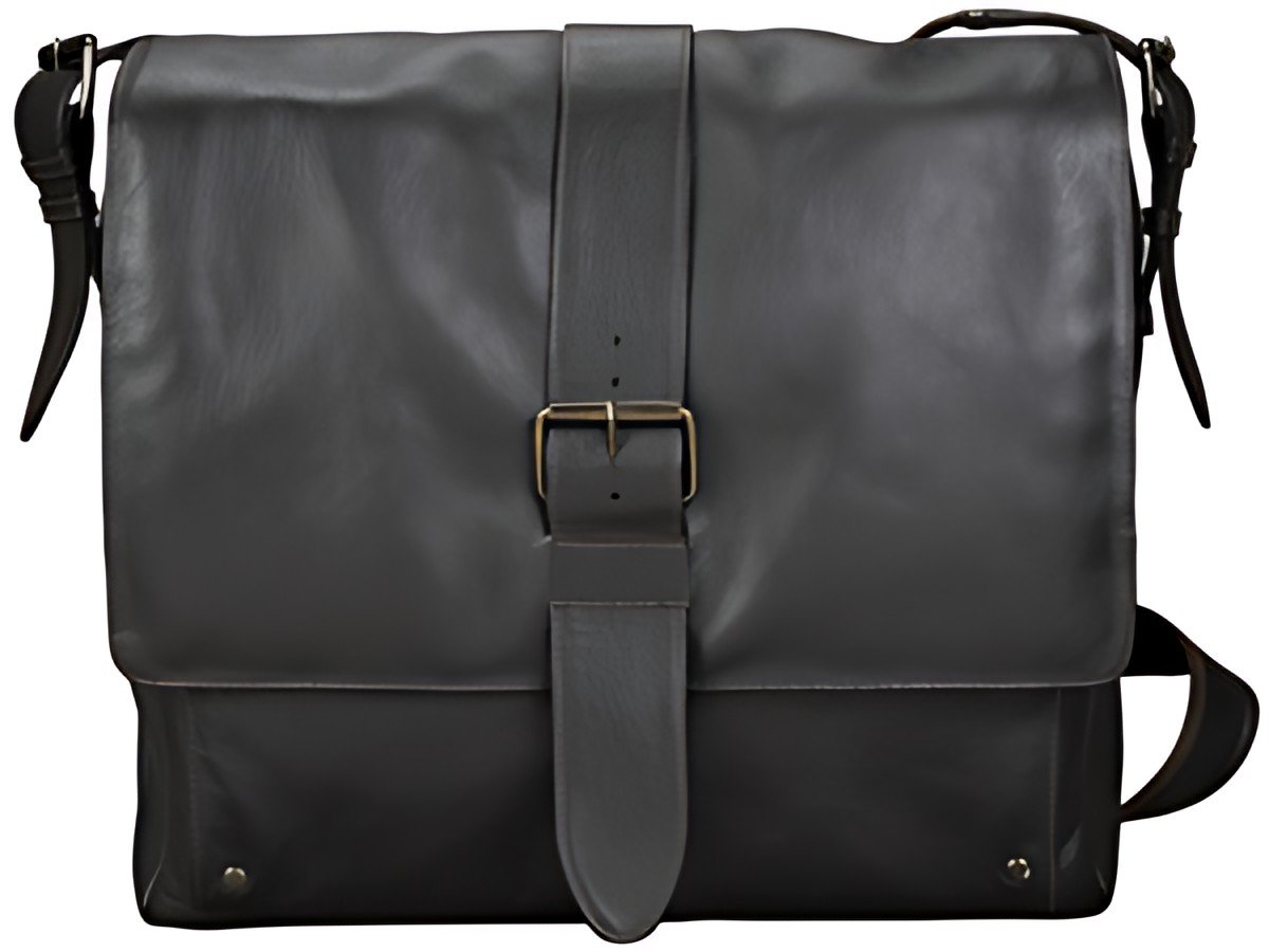 PRIDE&SOUL Sac à bandoulière "NEO", cuir, marron foncé