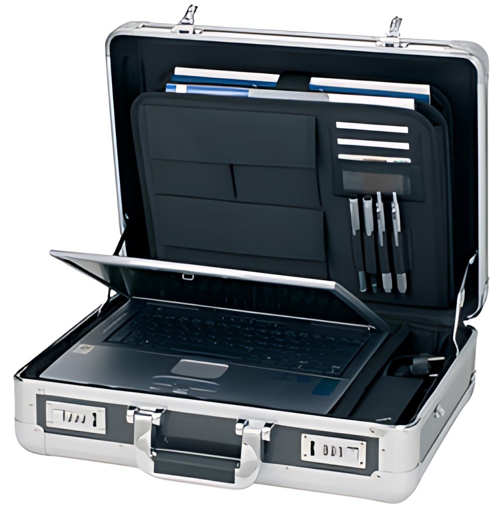 ALUMAXX Attaché-case pour ordinateur portable "CARBON"