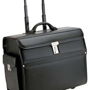 Alassio Valise pour pilotes "MONDO", similicuir, noir