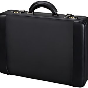 Alassio Attaché-case "MODICA", similicuir / nylon, noir