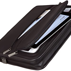 Alassio Serviette classeur "CARPO", A4, cuir nappa, noir