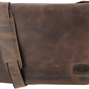 PRIDE&SOUL Sac à bandoulière "CANDY", cuir, marron
