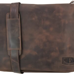PRIDE&SOUL Sac à bandoulière "BEN", cuir, marron