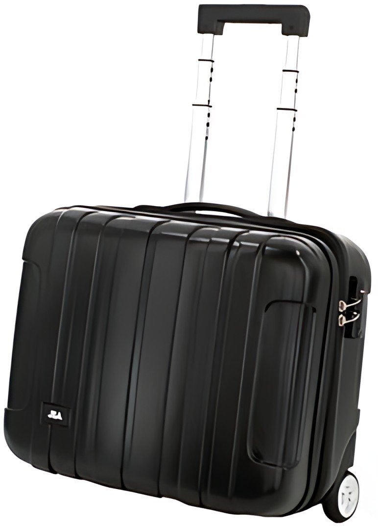 JSA Valise à roulettes pour Business Trolley Overnight, noir