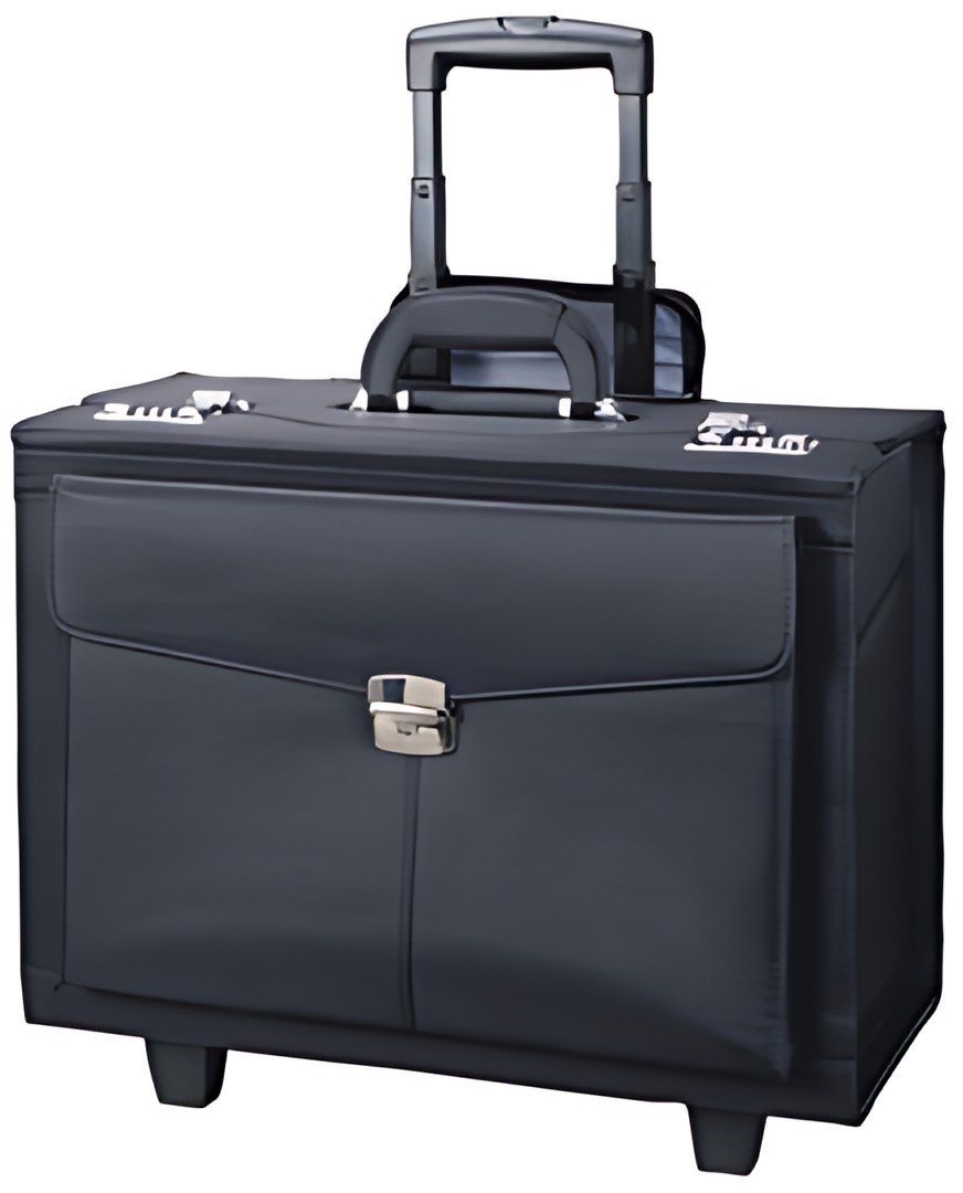 Alassio Valise pour pilote "ROCCA II", microfibre, noir