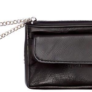 Alassio Etui porte-clés, cuir nappa, noir