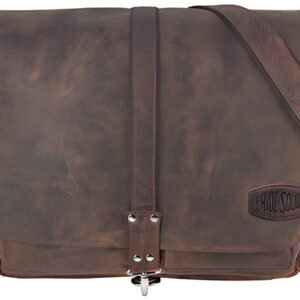 PRIDE&SOUL Sac à bandoulière "MR LIAM", cuir, marron foncé