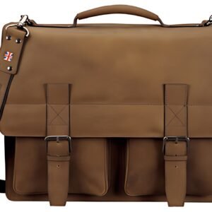 Alassio Sac à bandoulière "EARL" cuir, marron clair