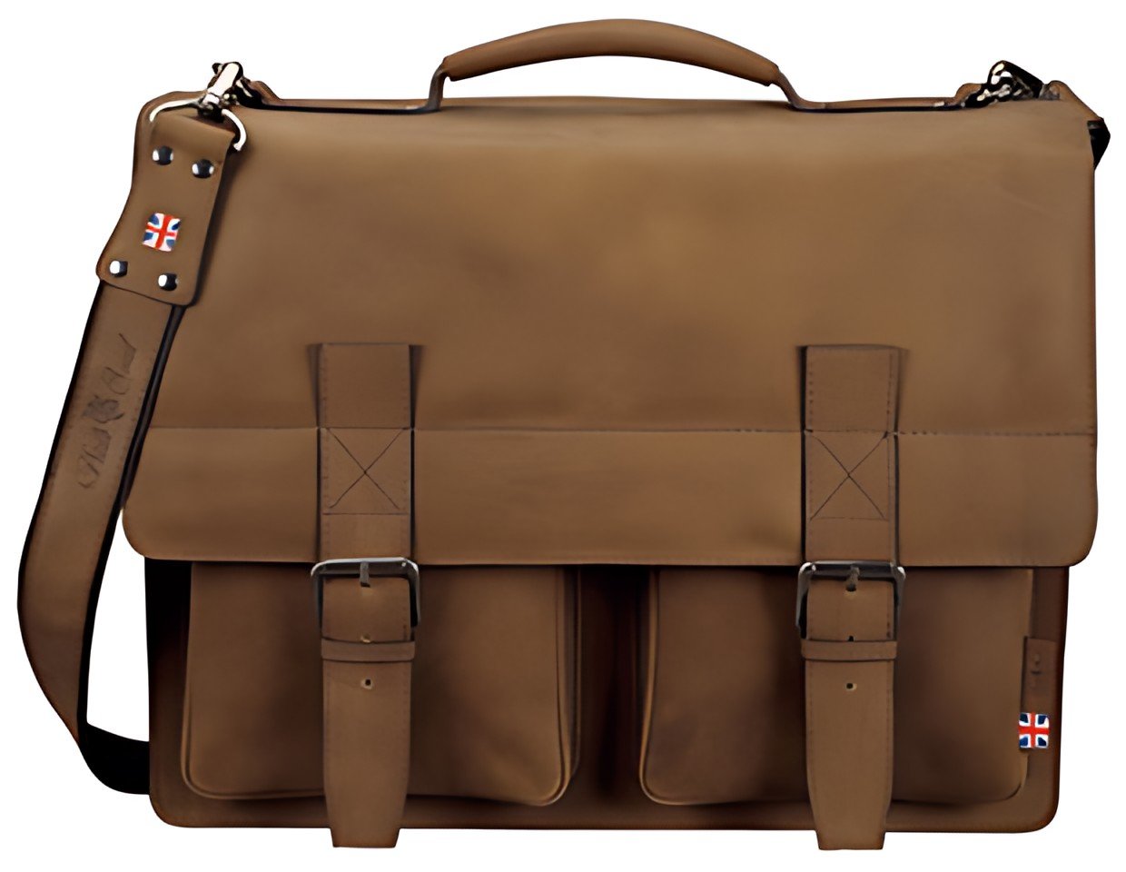 Alassio Sac à bandoulière "EARL" cuir, marron clair