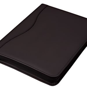 Alassio Serviette classeur "RONDO", A4, similicuir, noir