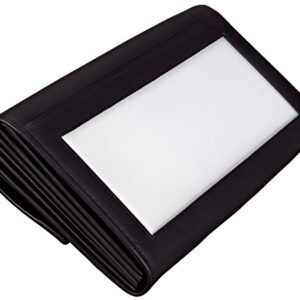 Alassio Portefeuille de serveur, en cuir, noir