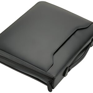 Alassio Serviette classeur "AREZZO", A4, cuir, noir