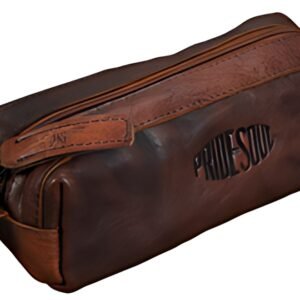 PRIDE&SOUL Trousse, cuir, marron