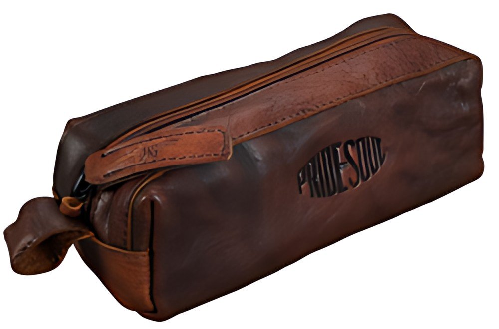 PRIDE&SOUL Trousse, cuir, marron
