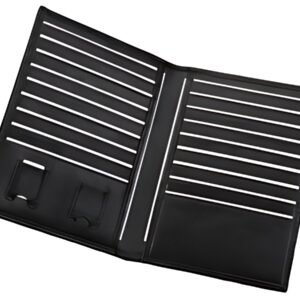 Alassio Etui pour cartes de visite/crédit, cuir, noir