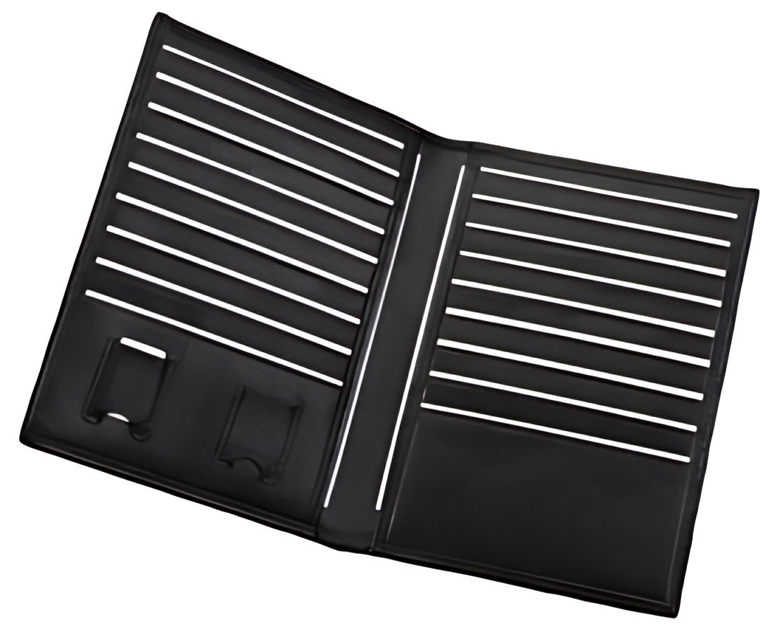 Alassio Etui pour cartes de visite/crédit, cuir, noir