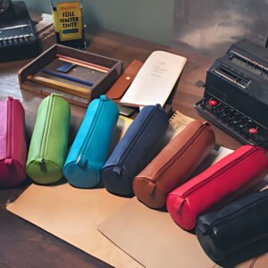 Alassio Trousse, en cuir, rouge