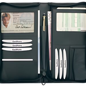 Alassio Organiseur de voyage RFID Document Safe, cuir nappa