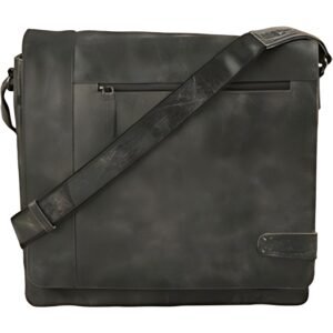 PRIDE&SOUL Sac à bandoulière "JUMPER", cuir, noir