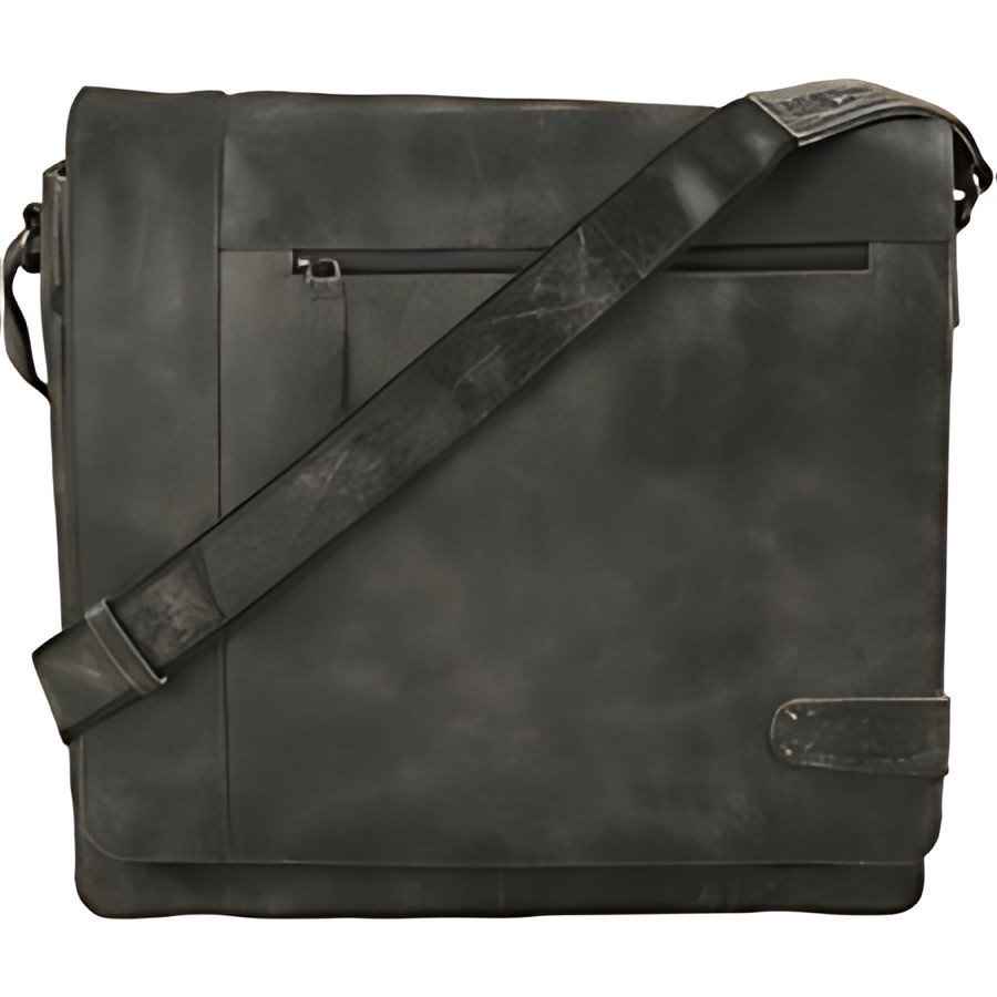 PRIDE&SOUL Sac à bandoulière "JUMPER", cuir, noir