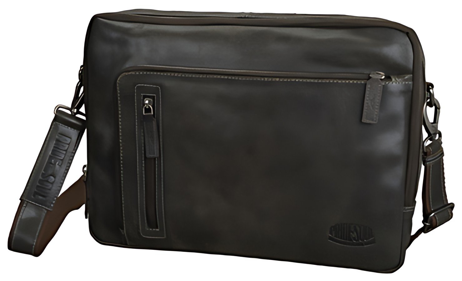 PRIDE&SOUL Sac à bandoulière "KING", cuir, marron