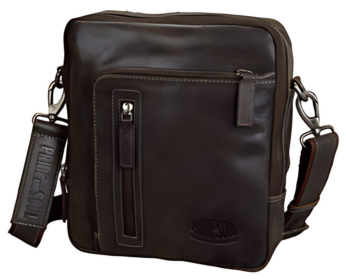 PRIDE&SOUL Sac à bandoulière "WRETCH", cuir, marron
