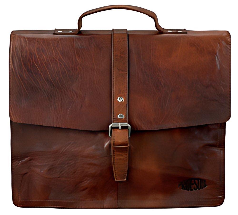PRIDE&SOUL Porte-documents "JAYDEN", cuir, marron