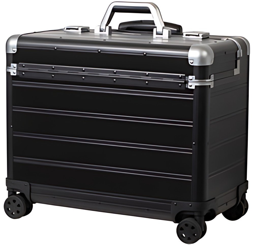 ALUMAXX Valise pour pilotes "PANDORA", aluminium, noir mat