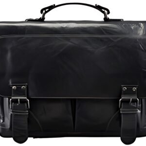 PRIDE&SOUL Sac à bandoulière "Business Sac L", cuir, noir