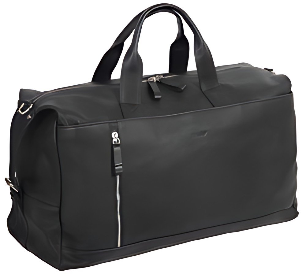 Alassio Sac de voyage "Weekender TORO", en cuir, noir