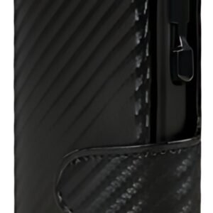 CLICKSAFE Porte-monnaie avec porte-cartes, simili cuir, noir