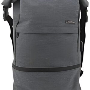 LiGHTPAK Sac à dos pour PC portable, polyester 600D, gris