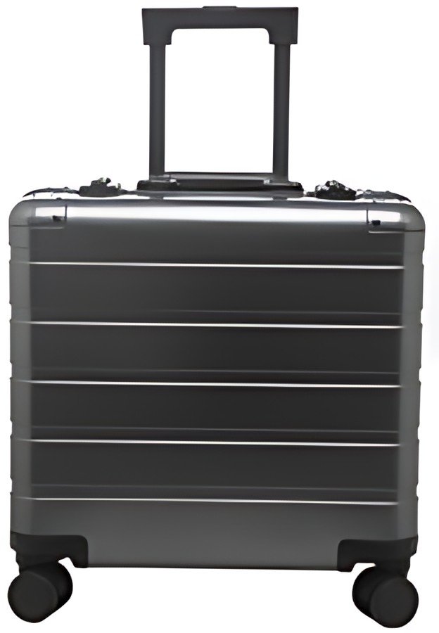 ALUMAXX Valise de voyage Overnight, entièrement en alu, gris