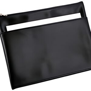 Alassio Sac de banque avec poche frontale, noir