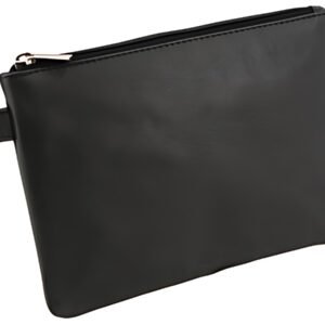 Alassio Sac de banque, cuir, noir
