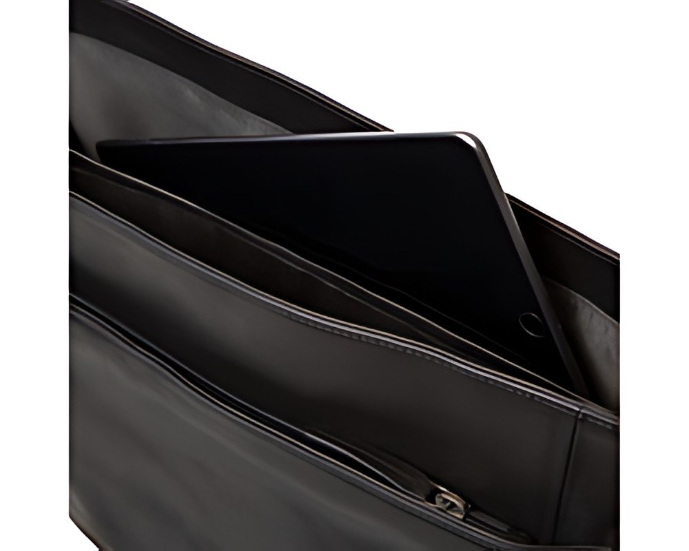 PRIDE&SOUL Sac à bandoulière URBAN, cuir, noir