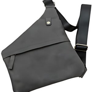 PRIDE&SOUL Sac à bandoulière CROSS, cuir, gris
