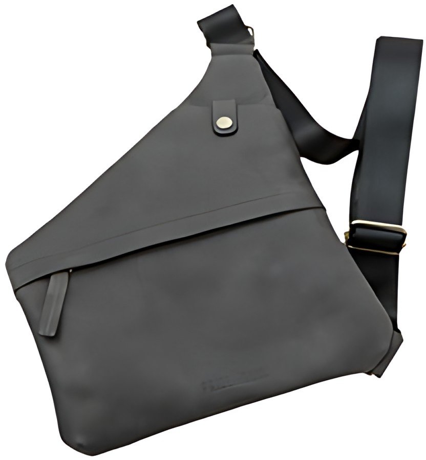 PRIDE&SOUL Sac à bandoulière CROSS, cuir, gris