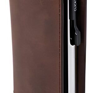 CLICKSAFE Portefeuille SLIM avec porte-cartes, cuir nappa