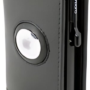 CLICKSAFE Portefeuille SLIM avec logement AirTag, noir