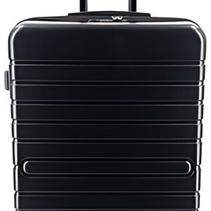 JSA Trolley de voyage, en ABS recyclé à 50%, taille L, noir