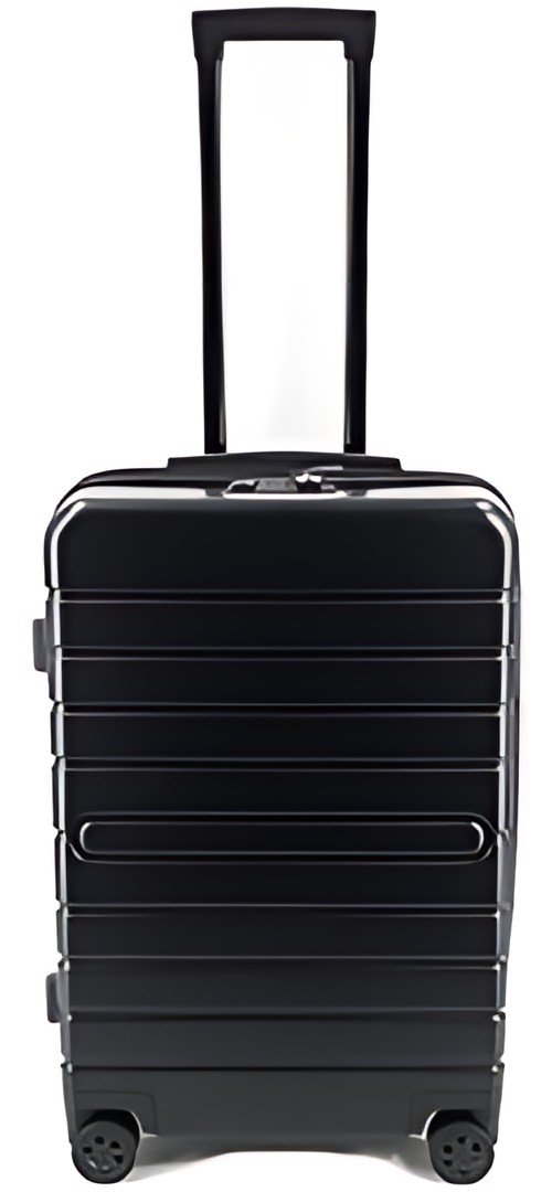 JSA Trolley de voyage, en ABS recyclé à 50%, taille M, noir