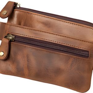 Alassio Étui pour clés, en cuir, marron