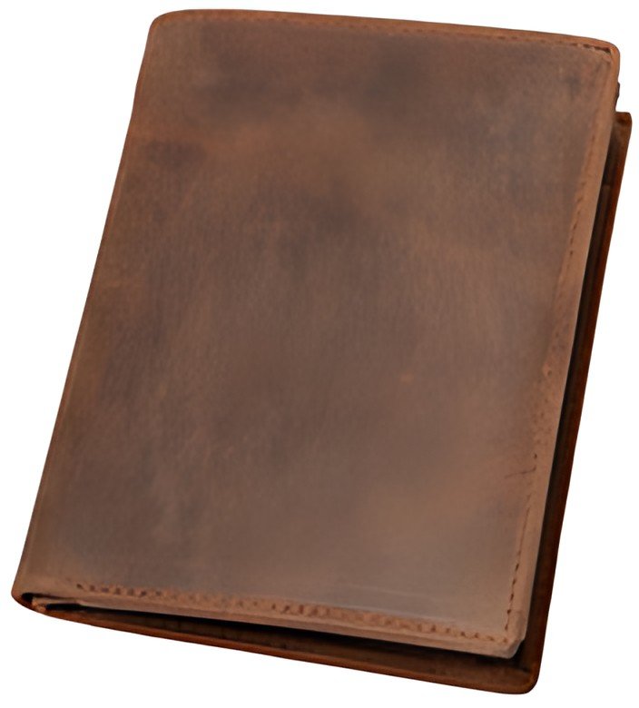 Alassio Portefeuille, format portrait, en cuir, marron