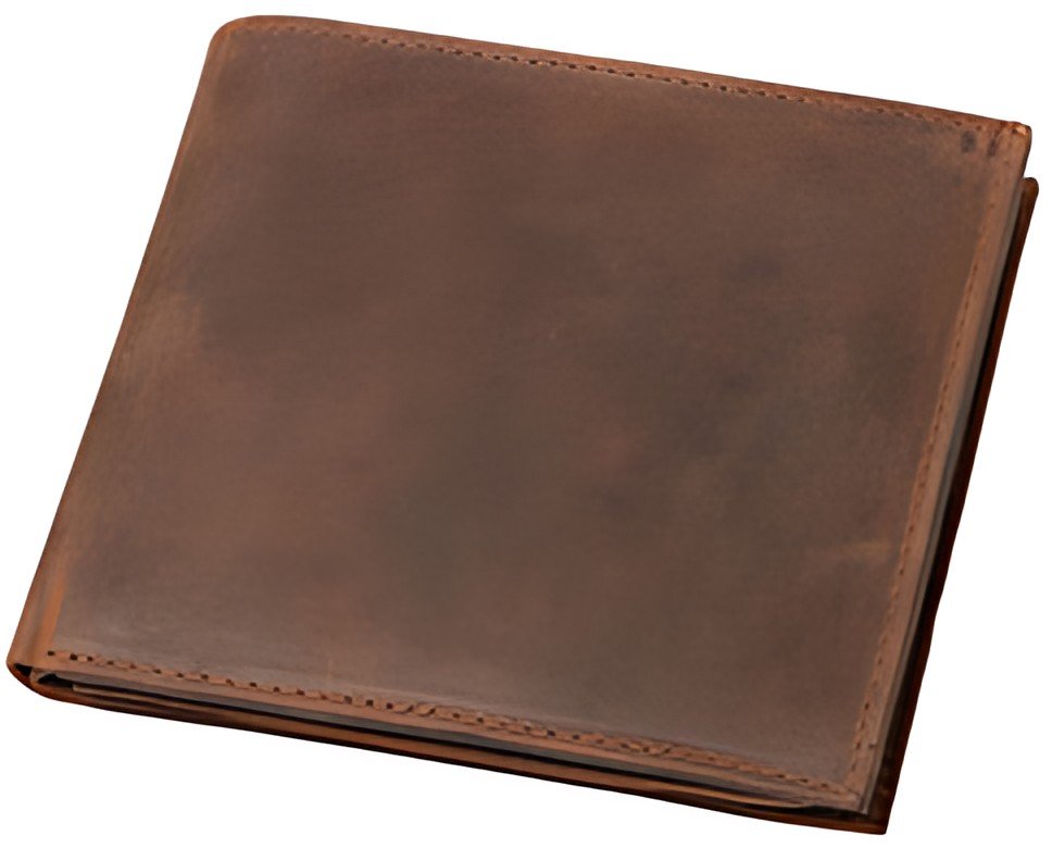 Alassio Portefeuille, format paysage, en cuir, marron
